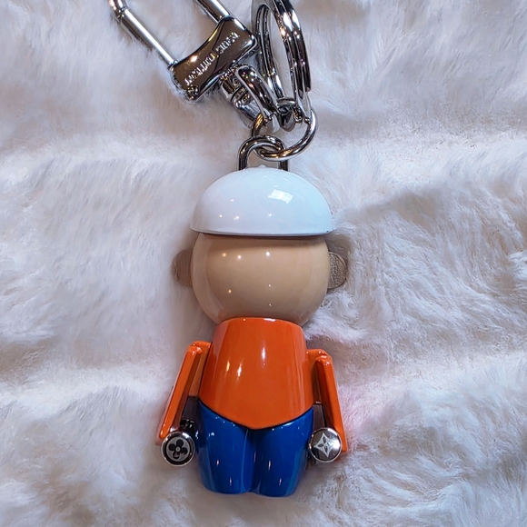 Orange and Blue Keychain - Picture 2 of 5